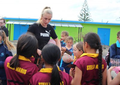 Stella Maris Students Meet the Silver Ferns_8